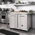 Thumbnail image #2 for Kelvinator Commercial 36-Inch ADA Height Undercounter Freezer, 2-Section, Self-Contained Rear-Mounted, 8.9 Cu. Ft.