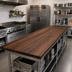 Thumbnail image #2 for John Boos Boos Block American Black Walnut Edge Grain Kitchen Countertop, 144 x 25 x 1-1/2 Inch
