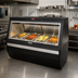 Thumbnail image #2 for Howard-McCray 4-Well Full-Service Hot Food Case, 71 Inch, Black Exterior, Stainless Steel Interior