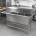 Thumbnail image #2 for John Boos Pro-Bowl 3-Compartment Stainless Steel Sink with Left Drainboard and 30 x 24 x 14-Inch Bowls