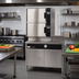 Thumbnail image #2 for Groen HyPlus 2-Compartment Gas Pressureless Steamer with 36-Inch Cabinet Base