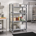 Thumbnail image #2 for Cambro Camshelving Elements XTRA 4-Shelf Vented Stationary Starter Unit, 21 x 48 x 64 Inches, Speckled Gray