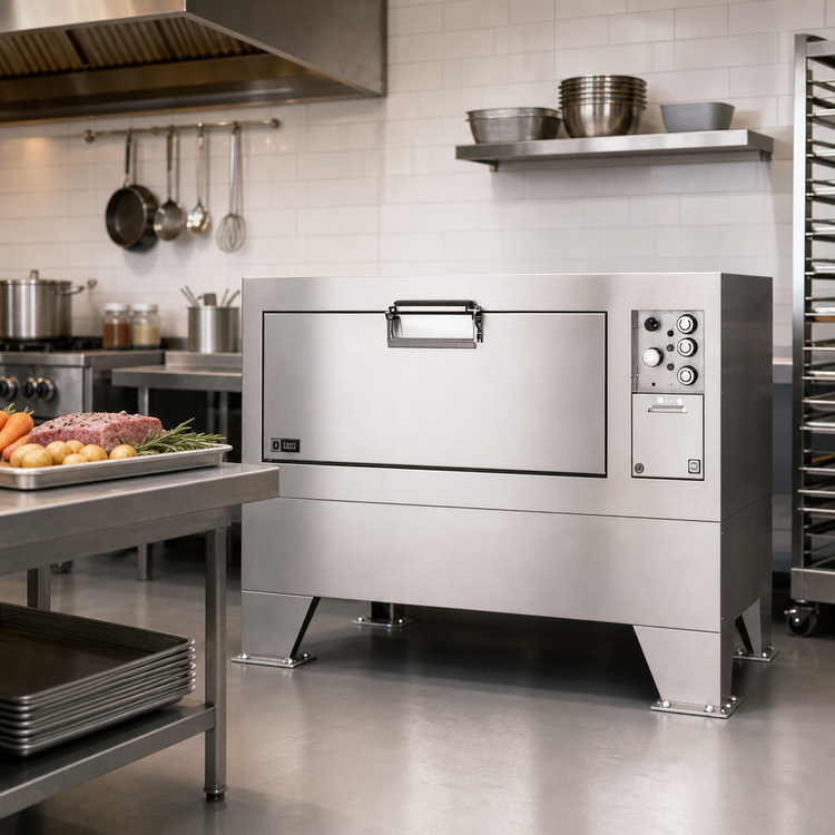 Product image #2 for Lang Marine Electric Single-Section Deck-Type Roast Oven with 27-Inch Bolt-Down Legs