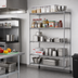 Thumbnail image #2 for Metro Super Erecta Super Adjustable Add-On Wire Shelving Unit, 60W x 21D x 74H, Chrome Plated
