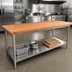 Thumbnail image #2 for Boos Block American Cherry Edge Grain Kitchen Countertop, 108 x 42 x 2-1/4 Inches, Penetrating Oil Finish