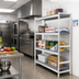 Thumbnail image #2 for Fermostock Stationary 4-Tier Polymer Starter Shelving Unit, 38