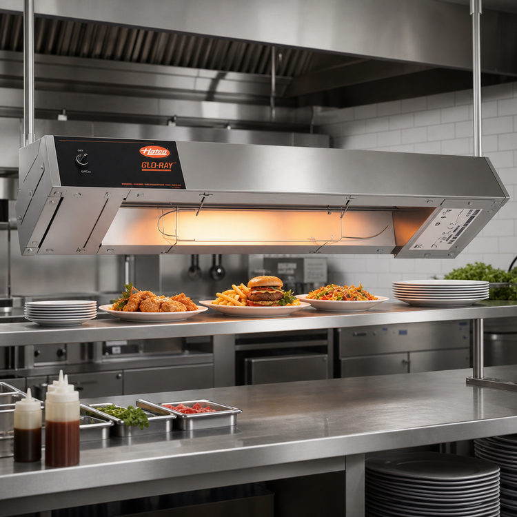 Product image #2 for Hatco Glo-Ray 96-Inch High-Watt Infrared Stainless Steel Strip Heater
