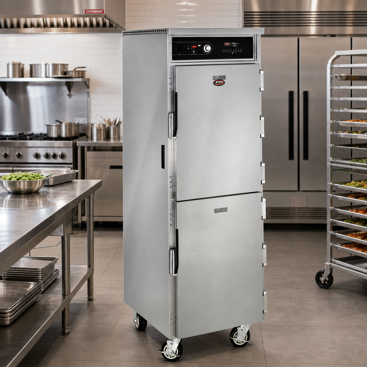 Product image #2 for FWE Low Temp Cook-Hold Mobile Cabinet, Full-Size, 12 Sheet Pan Capacity