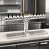 Thumbnail image #2 for Glastender PT-10-MFR 10-Faucet Countertop Glycol-Cooled Pipe Tee Draft Dispensing Tower, Mirror Finish
