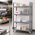 Thumbnail image #2 for Cambro Camshelving Elements XTRA 4-Tier Stationary Starter Unit, 21 x 36 x 72 Inches, Vented, Speckled Gray