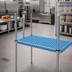 Thumbnail image #2 for QuadPlus Solid Blue Polymer Shelf Mat, 72 x 21 Inches