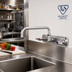 Thumbnail image #2 for T&S Brass B-1127 8-Inch Center Wall-Mount Workboard Faucet with 10-Inch Swing Nozzle