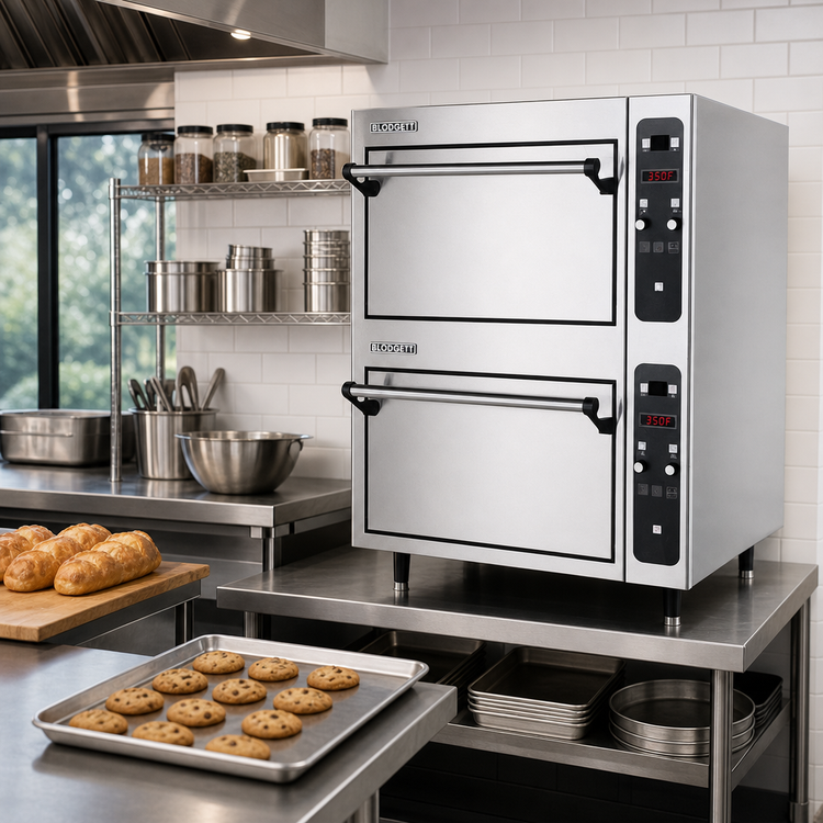 Product image #2 for Blodgett 1415 Double Countertop Electric Deck Oven