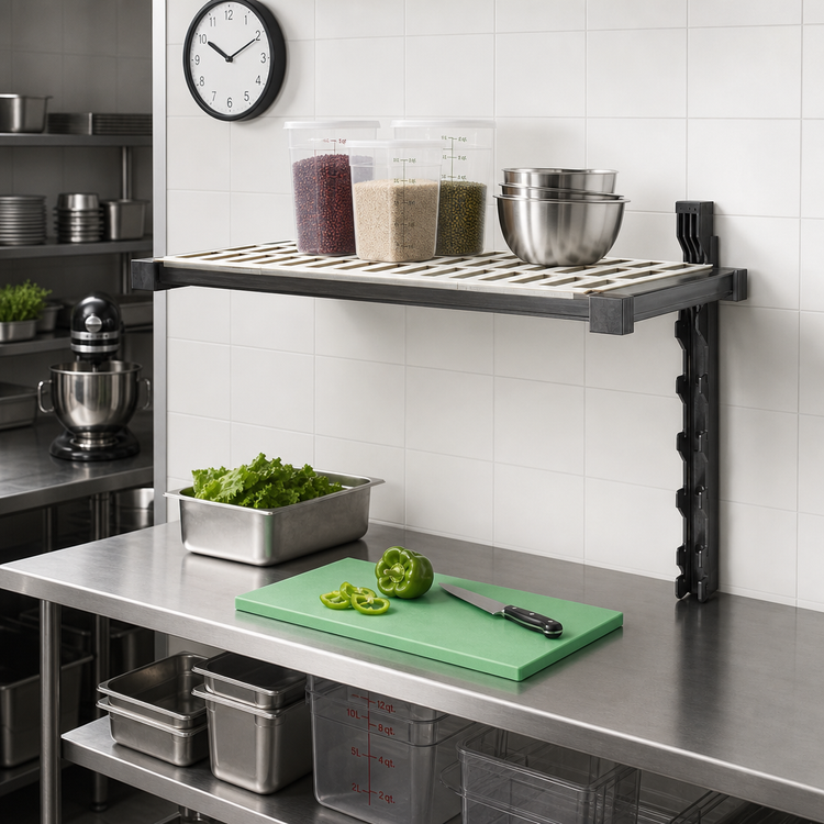 Product image #2 for Camshelving Elevation Series 21-Inch x 48-Inch Wall-Mounted Vented Add-On Shelf Kit