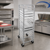 Thumbnail image #3 for Channel Manufacturing Aluminum End-Load Pizza Pan and Dough Box Rack, 15-Pan Capacity, 4-Inch Centers, 70-Inch High