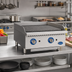 Thumbnail image #2 for Globe GCB24G-CR 24-Inch Gas Countertop Charbroiler, Cast-Iron Radiant Heat, Natural Gas, 80,000 BTU