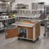 Thumbnail image #2 for DineXpress DXP3CM 3-Pan Mobile Refrigerated Cold Food Unit with 5