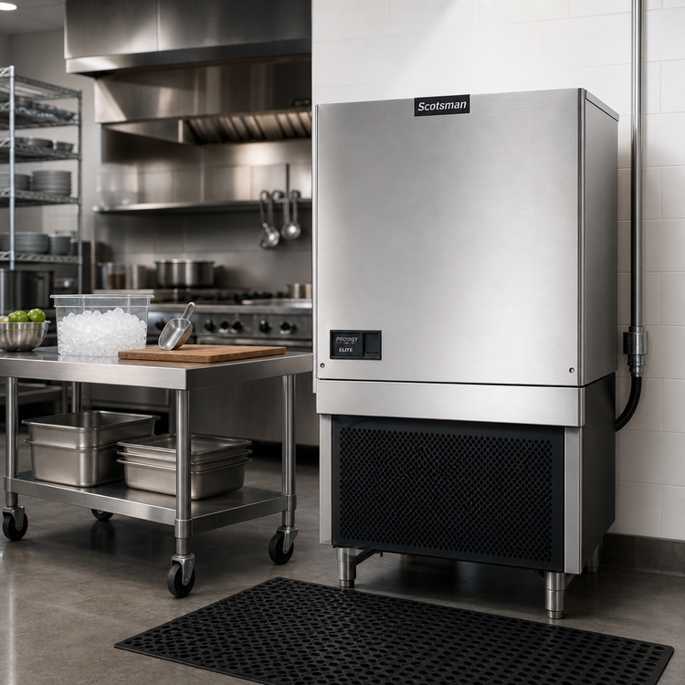 Product image #2 for Scotsman Prodigy ELITE Remote Air-Cooled Modular Small Cube Ice Maker, 996 lb/24 Hr