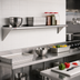 Thumbnail image #2 for Eagle Group 48-Inch Wall-Mounted Tab-Lock Shelf, 10-Inch Deep, Type 430 Stainless Steel