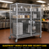 Thumbnail image #2 for QuadTruss Mobile Open Wire Security Cage with 2 Padlock-Ready Doors