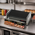Thumbnail image #2 for Grill-Max 50-Hot-Dog Roller Grill with StalTek Coated Rollers and Bun Drawer