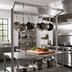 Thumbnail image #2 for John Boos PRD6 Table-Mounted Double-Bar Stainless Steel Pot Rack with 22 Double Hooks, 127-1/4 Inch Wide