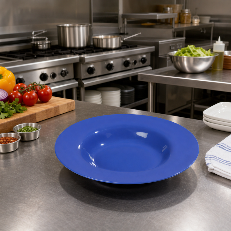 Product image #3 for Sierrus™ Chef Salad/Pasta Bowl, 20 oz., 12-Inch Diameter, Melamine, Ocean Blue