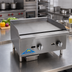 Thumbnail image #2 for Comstock-Castle 24-Inch Countertop Gas Griddle with Smooth Polished Steel Plate