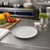 Thumbnail image #2 for Ridge 9-Inch Free Form Salad Plate, Melamine, Cement, Matte Finish
