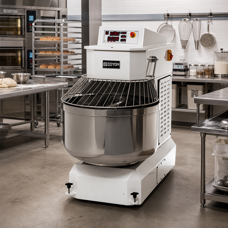 Product image #2 for Doyon AFR100 Commercial Spiral Dough Mixer, 350 lb Capacity, 2-Speed, Programmable Digital Control, 15 HP