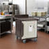 Thumbnail image #3 for Low-Profile Single-Door Meal Delivery Cart for 10 15
