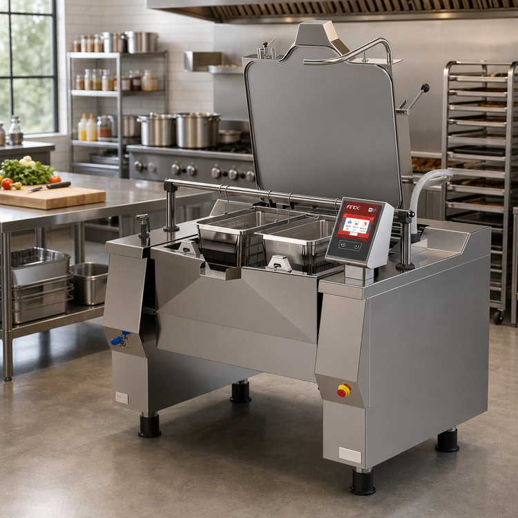 Product image #2 for Betterpan UDBRE029ACV1 29 Gallon Electric Tilting Skillet Pressure Braising Pan