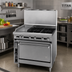 Thumbnail image #2 for Titan JTRH-24G-1HT Heavy Duty 36-Inch Gas Range with 12