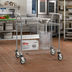 Thumbnail image #2 for Metro Super Erecta Heavy Duty 2-Shelf Wire Bus Cart, 36 x 21 x 39 Inches, Chrome Plated