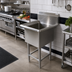 Thumbnail image #2 for John Boos Pro-Bowl 1-Compartment 14-Gauge Stainless Steel Floor Model Sink, 20