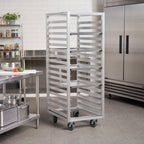 Thumbnail image #2 for Eagle Group Panco UARR-64-A Roll-In Refrigerator Rack, Aluminum, 64-Inch, 12 Universal Slides, 1-1/2-Inch Centers