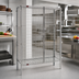 Thumbnail image #2 for QuadTruss Stationary Stainless Steel Security Cage Unit with 2 Doors, 51-1/4 x 17-1/4 x 67 Inches