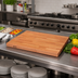 Thumbnail image #2 for Boos Block American Cherry Wood Kitchen Countertop, 12 x 25 x 1-1/2 Inch, Varnique Finish