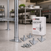 Thumbnail image #2 for Winco Commercial Shelving Foot Plate with Screws, 4-Pack
