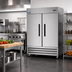 Thumbnail image #2 for Arctic Air AF49 Two-Section 54-Inch Reach-In Freezer, 49 Cu. Ft., Stainless Steel, Bottom-Mounted Self-Contained