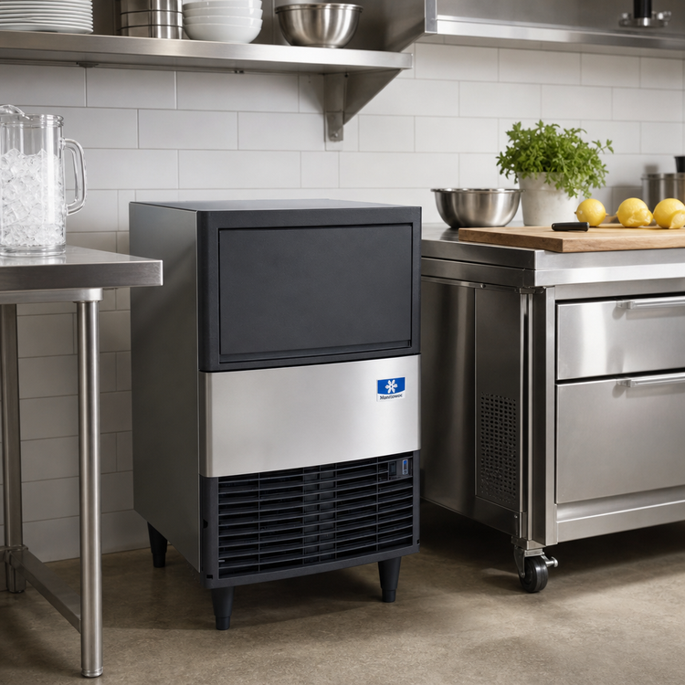 Product image #2 for Manitowoc NEO UDE-0080A Undercounter Dice Ice Maker with 31 lb Storage Bin