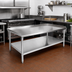 Thumbnail image #2 for John Boos 36-Inch x 36-Inch x 24-Inch Stainless Steel Equipment Stand with Adjustable Undershelf