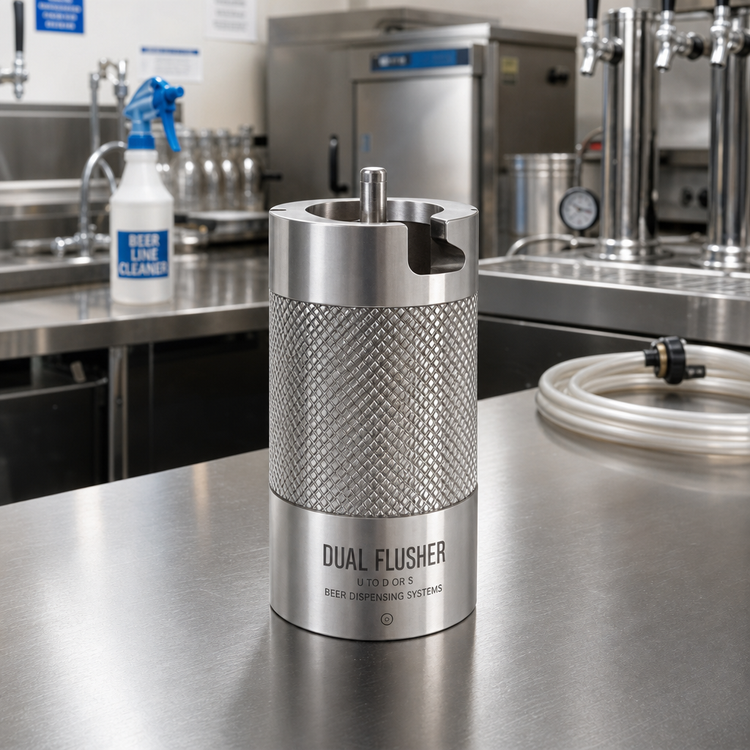 Product image #2 for Dual Flusher Cleaning Cup for U to D or S Beer Dispensing Systems