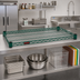 Thumbnail image #2 for Eagle Group Valu-Gard Green Epoxy QuadTruss Wire Shelf, 72 x 30 Inches, 600 lb. Capacity