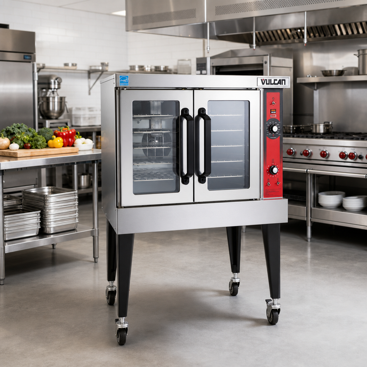Product image #2 for Vulcan VC5GD Full-Size Single-Deck Standard-Depth Gas Convection Oven with Removable Doors