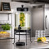 Thumbnail image #2 for Cal-Mil Soho 2 Gallon Glass Beverage Dispenser with Infusion Chamber, Spigot, and Drip Tray