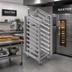Thumbnail image #2 for Baxter Heavy Duty 10-Slide Single Side Load Rack for Single Rack Ovens