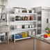 Thumbnail image #2 for Fermostock 4-Tier Polymer Shelving Expansion Kit, 59