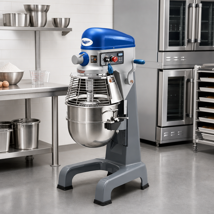 Product image #2 for Vollrath 30 Qt Floor Model Planetary Mixer with 3-Speed Transmission, #12 Hub, and Digital Timer