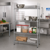 Thumbnail image #2 for Advance Tabco Special Value Series Stationary 4-Shelf Wire Shelving Unit, 36W x 24D x 74H, Chrome Finish